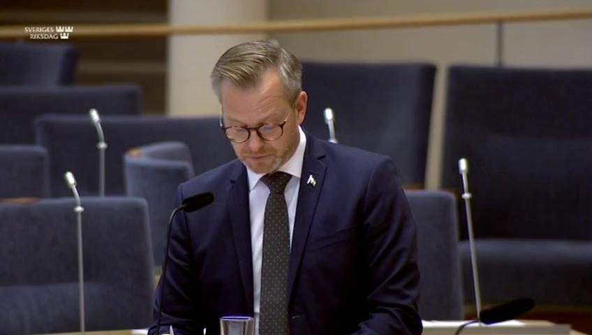 Stillbild från Interpellationsdebatt: Vardagsbrottslighet och otrygghet