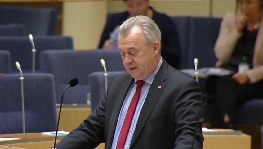 Stillbild från Interpellationsdebatt: Torskkvoterna i Östersjön