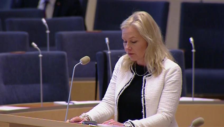 Stillbild från Interpellationsdebatt: Svaveldirektivet