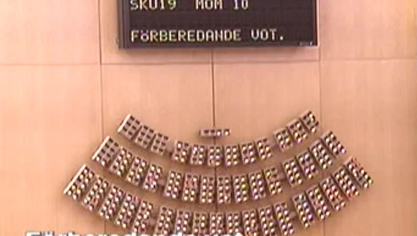 Stillbild från Debatt om förslag: Uppehållstillstånd för adopterade