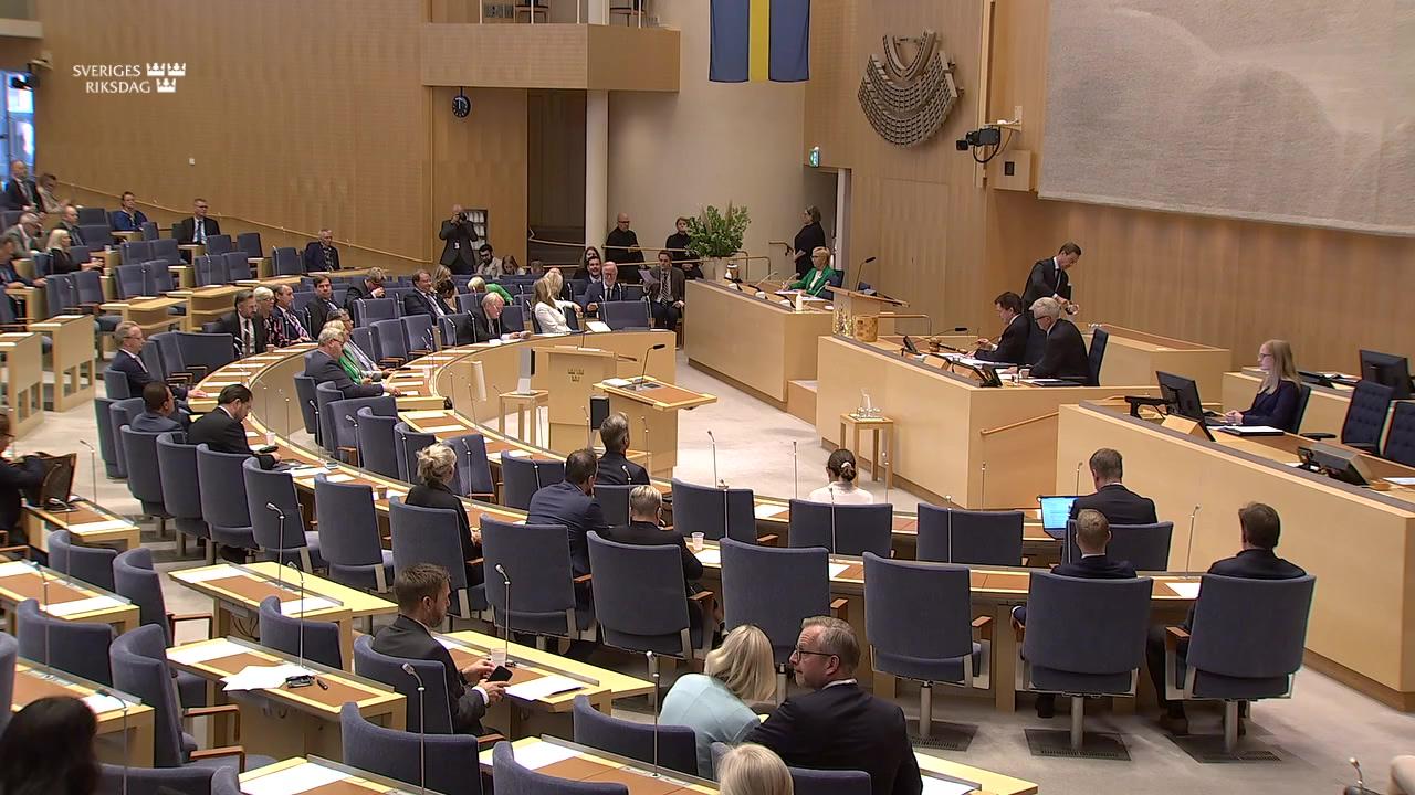 Stillbild från Partiledardebatt, Debate between party leaders