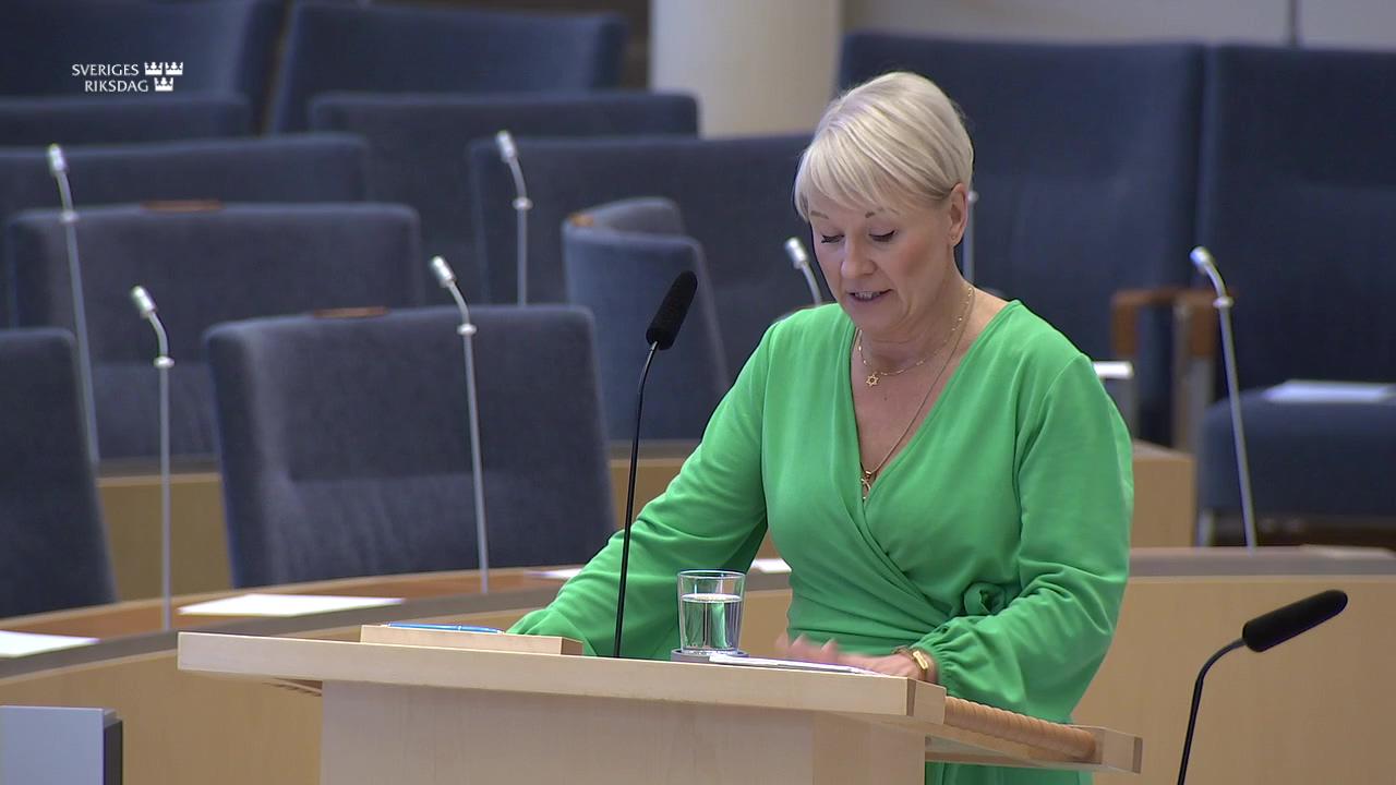 Still from Interpellationsdebatt, Fattigdomen i Sverige