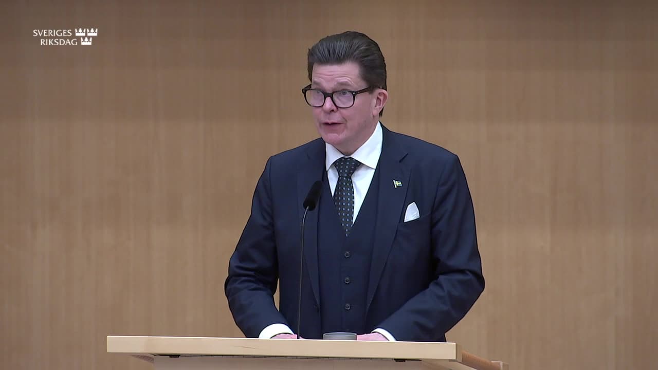 Stillbild från Bordläggning, Bordläggning av förslag till statsminister