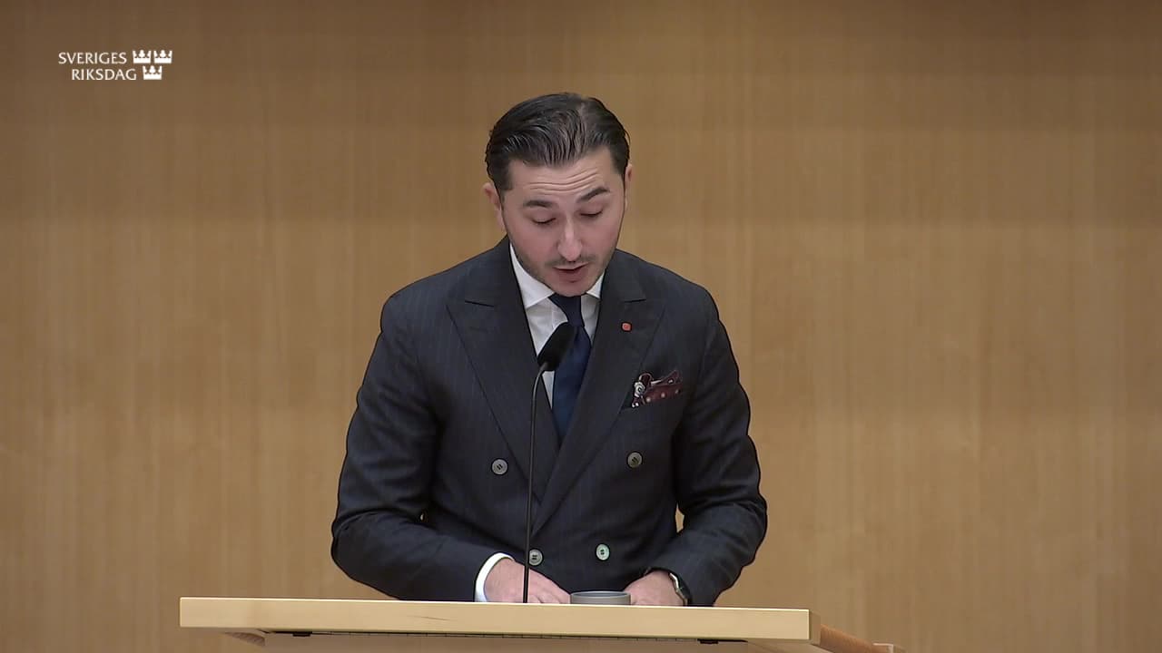 Stillbild från Allmänpolitisk debatt, Övriga talare