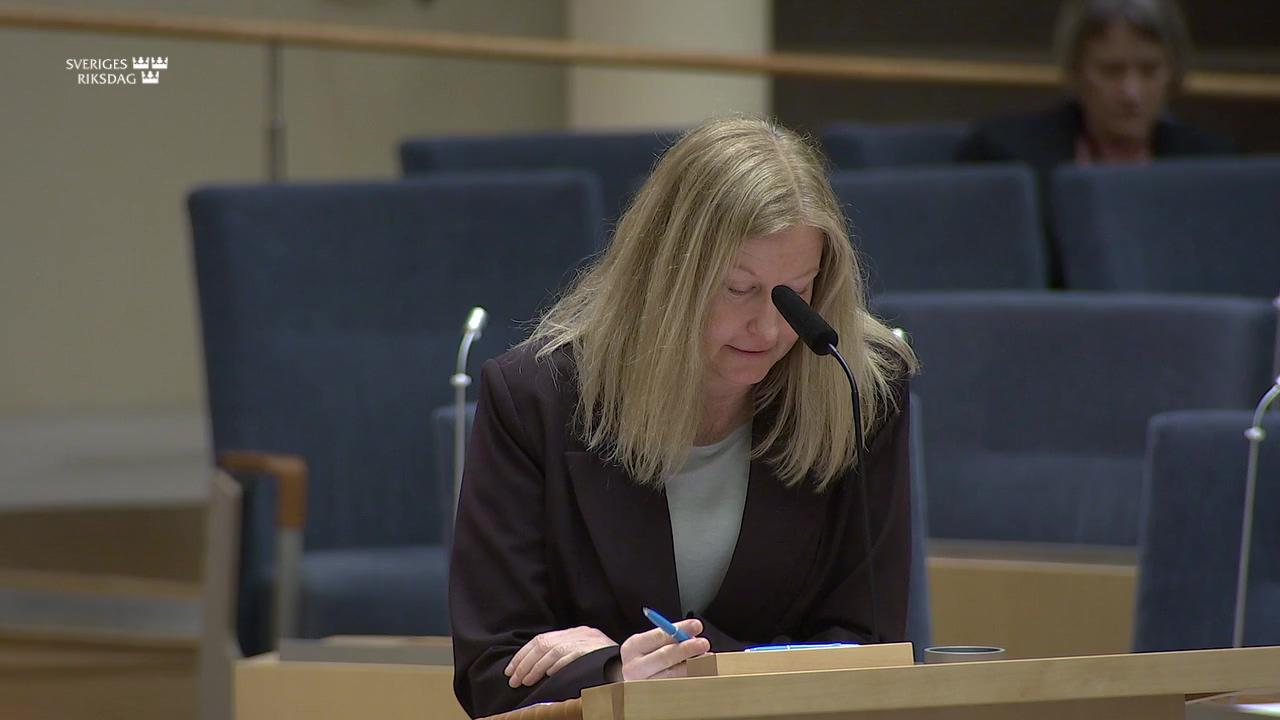 Stillbild från Debatt om förslag, Cirkulär och giftfri ekonomi