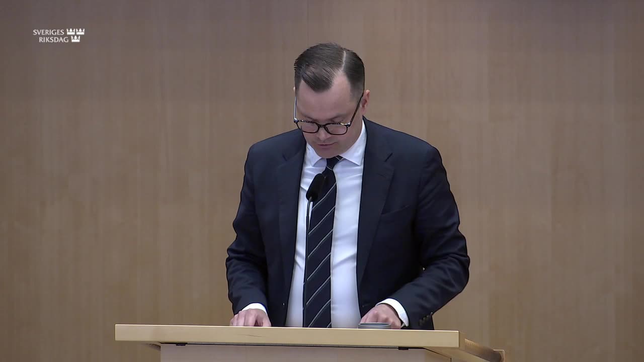 Still from Debatt om förslag, Terrorism