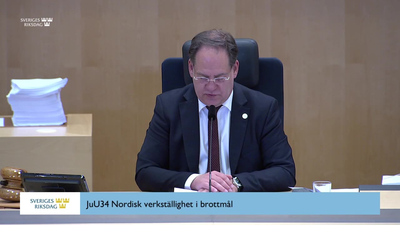 Stillbild från Beslut, Beslut: Nordisk verkställighet i brottmål