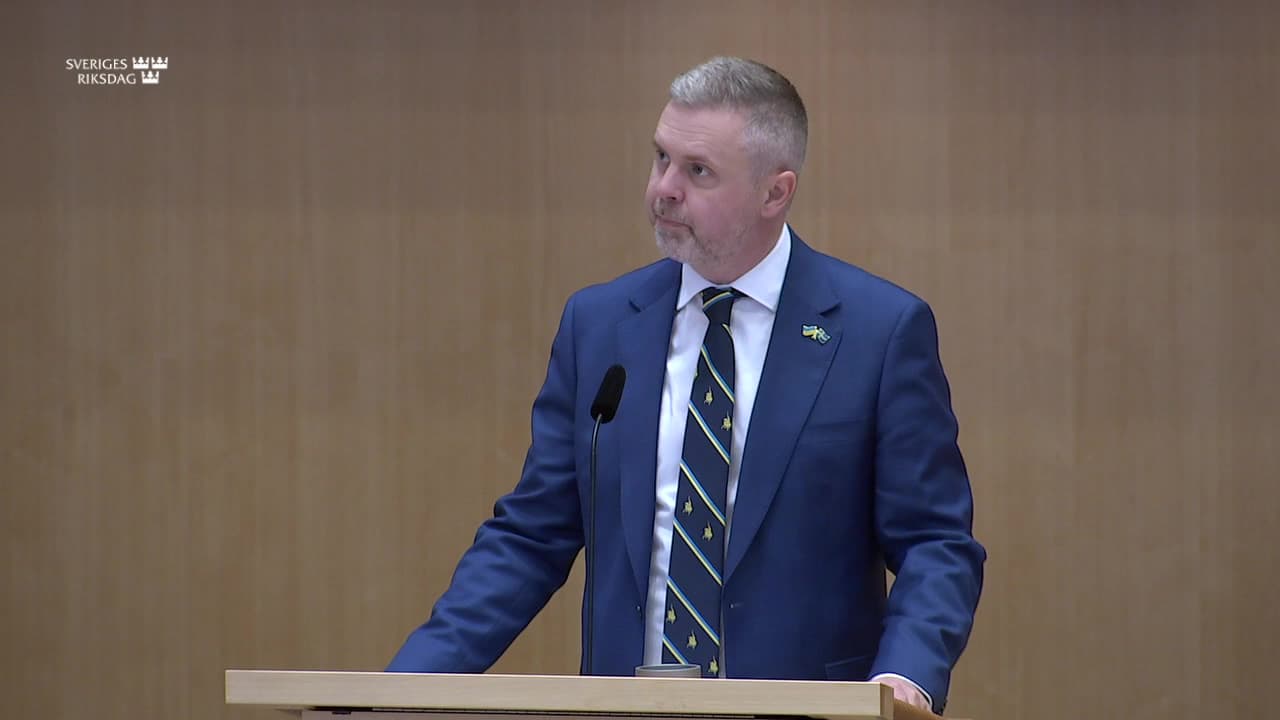 Stillbild från Debatt om förslag, Organisationen för säkerhet och samarbete i Europa (OSSE)
