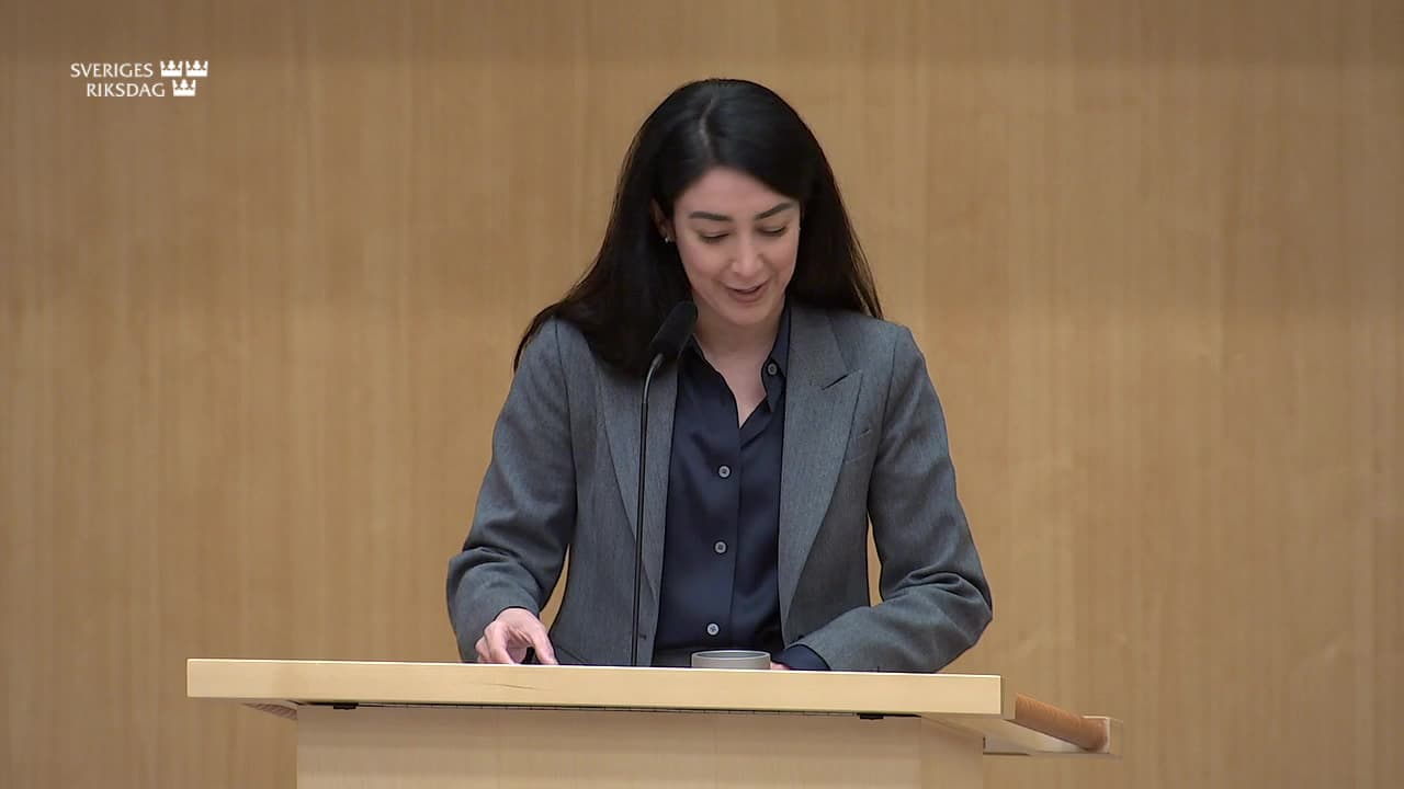Stillbild från Allmänpolitisk debatt, Allmänpolitisk debatt - Migration och integration
